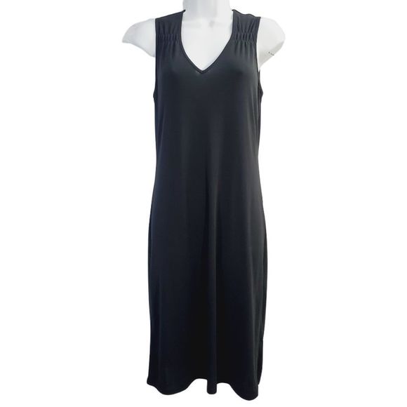 4x$25 Banana republic simple stretchy  black minimalistic dress - Picture 1 of 8